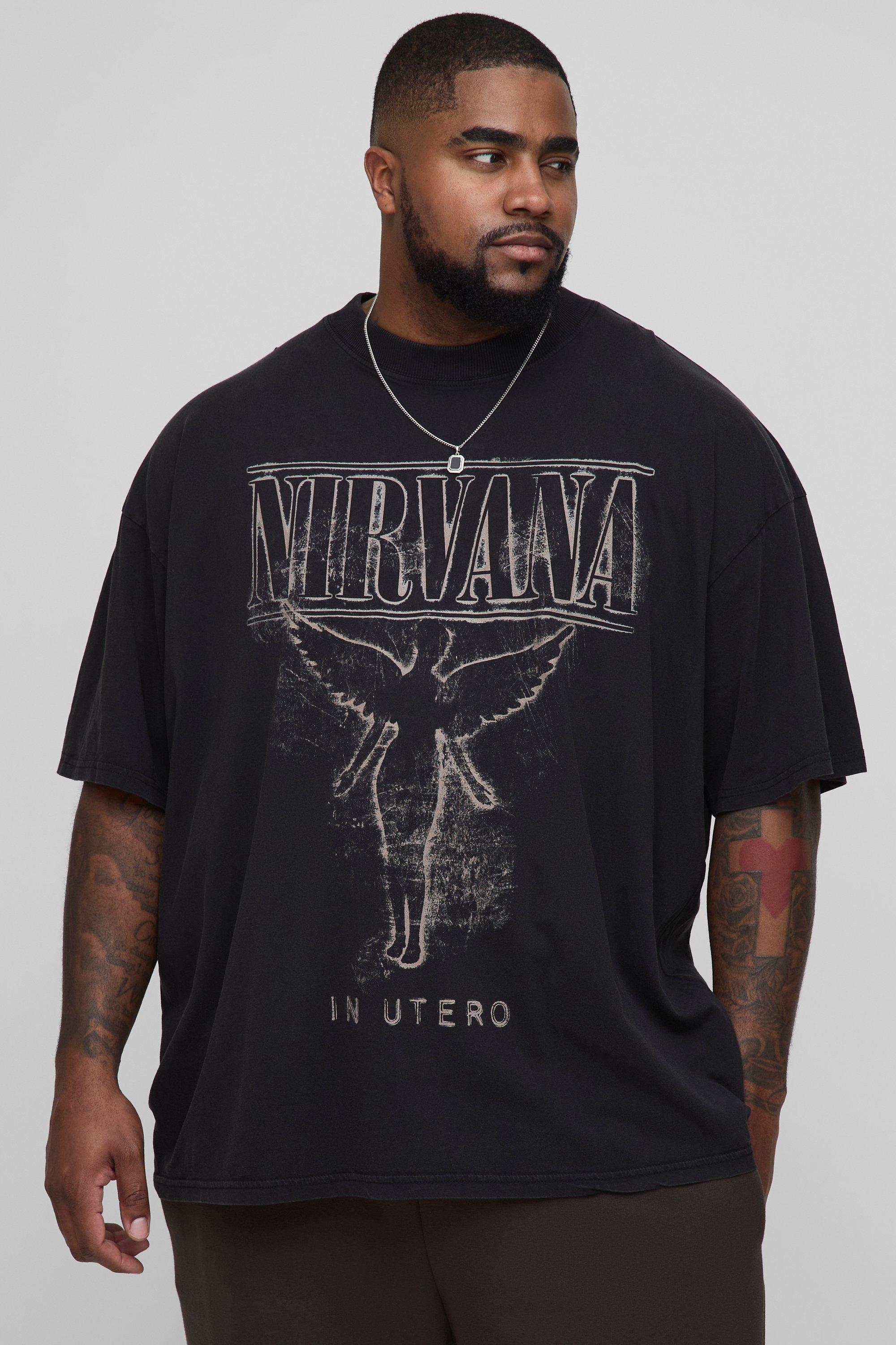 送料無料★boohoo/NIRVANA ライセンス スウェット Tシャツ 送料無料☆boohoo/NIRVANA ライセンス スウェット Tシャツ